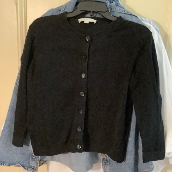 Black Loft Sweater 3/4 sleeve S - Picture 1 of 4